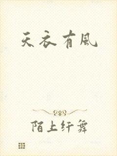 天衣有风封面