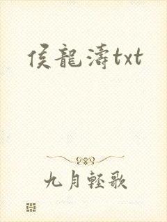 侯龙涛txt封面