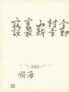 寂寞山村全部小说最新章节