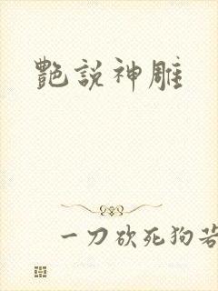 艳说神雕封面