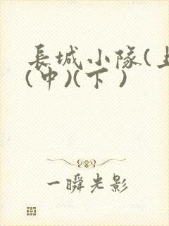 长城小队(上)(中)(下 )封面