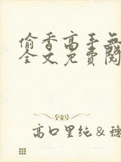 偷香高手无删减全文免费阅读