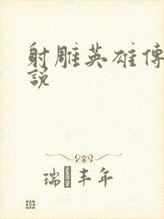 射雕英雄传 小说