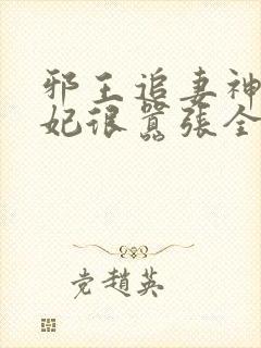 邪王追妻神医狂妃很嚣张全文免费封面