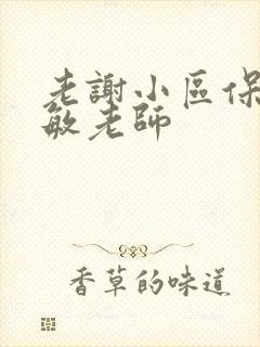 老谢小区保安赵敏老师