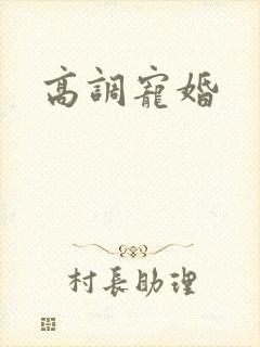 高调宠婚
