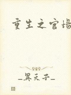 重生之官场风流