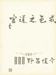 官道之色戒txt封面