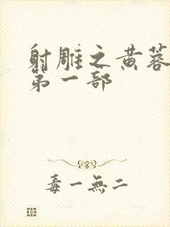 射雕之黄蓉新传第一部