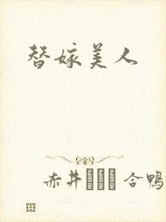 替嫁美人封面