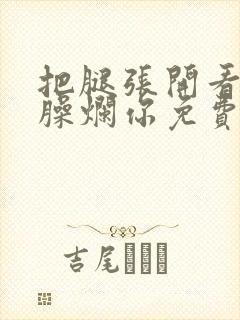 把腿张开看老子臊烂你免费封面