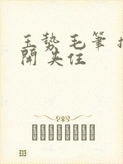 玉势 毛笔 撑开 夹住