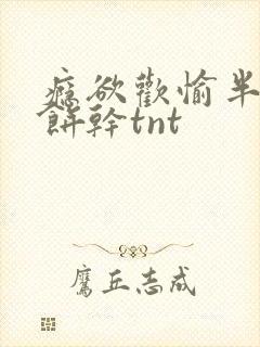 瘾欲欢愉半块小饼干tnt