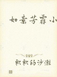 如意芳霏小说封面