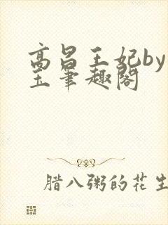 高昌王妃by黛玉笔趣阁