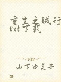 重生之贼行天下txt下载