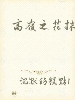 高岭之花抹布封面