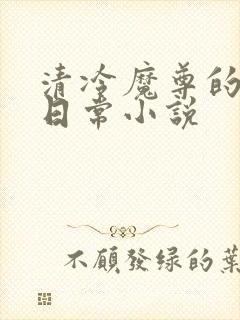 清冷魔尊的抹布日常小说