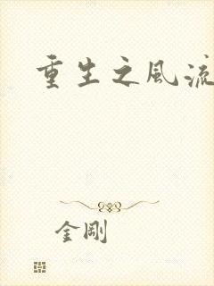 重生之风流一生封面