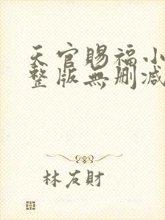 天官赐福小说完整版无删减txt下载