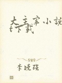 大主宰小说txt下载