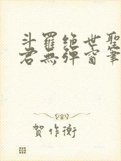 斗罗绝世圣邪帝君无弹窗笔趣阁封面