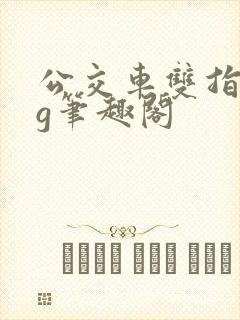 公交车双指探洞g笔趣阁