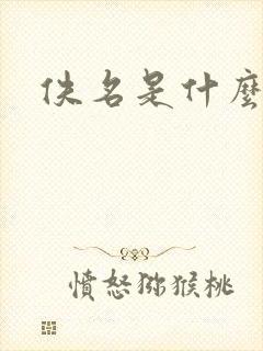 佚名是什么意思封面