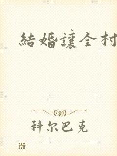 结婚让全村人C封面