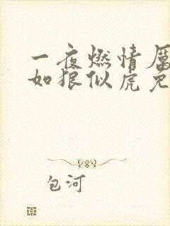 一夜燃情厉先生如狼似虎免费阅读