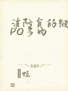 消防员的糙汉文PO多肉