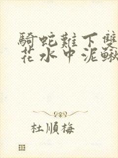 骑蛇难下双金银花水中泥鳅双男主