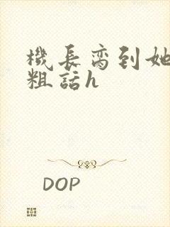 机长脔到她哭h粗话h