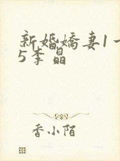 新婚娇妻1一25李晶