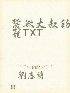 禁欲大叔的心尖宠TXT封面