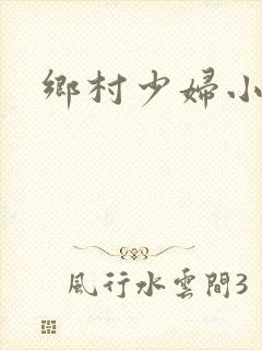 乡村少妇小说