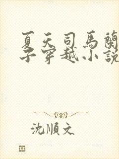 夏天司马兰九皇子穿越小说笔趣阁封面