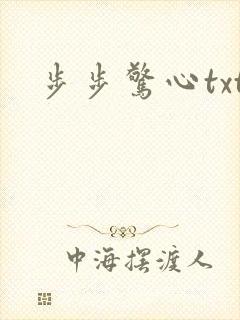 步步惊心txt封面
