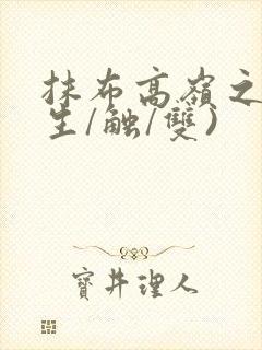 抹布高岭之花(生/触/双)