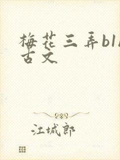 梅花三弄b1h古文封面