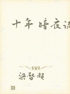 十年 暗夜流光