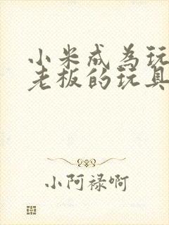 小米成为玩具店老板的玩具