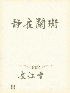 静夜阑珊