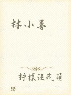 林小喜封面