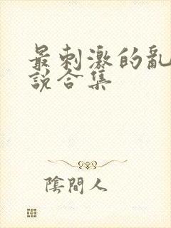 最刺激的乱惀小说合集