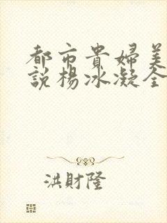 都市贵妇美腿小说杨冰凝全文阅读