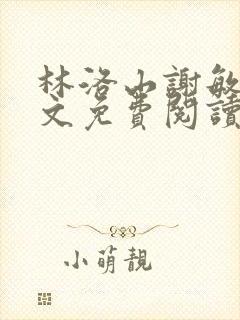 林洛山谢敏慧全文免费阅读笔趣阁