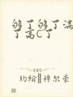 够了够了满到C了高C了封面
