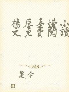 杨辰秦惜小说全文免费阅读完整版