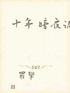 十年 暗夜流光